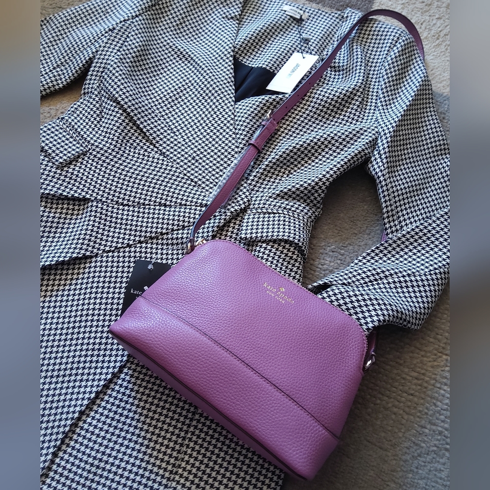 Kate Spade NWT Hanna Pebbled Leather Valerian Crossbody Bag - Picture 12 of 15
